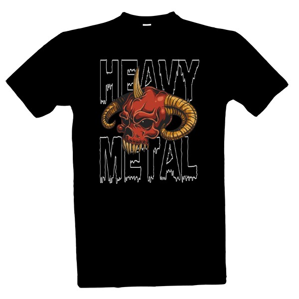 Tričko s potlačou Heavy Metal