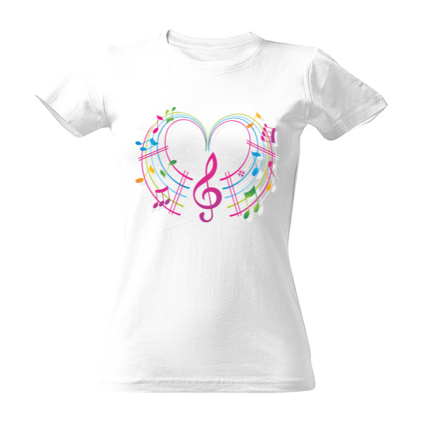 Tričko s potlačou Hudobné srdce