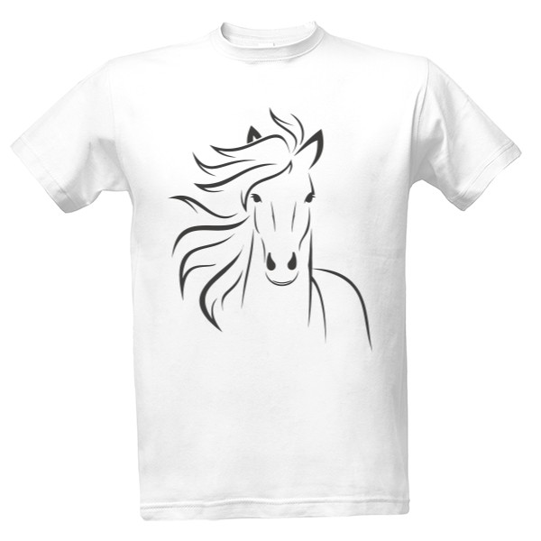 Tričko s potlačou Tričko Kôň