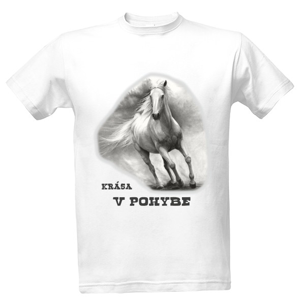 Tričko s potlačou Tričko Krása v pohybe